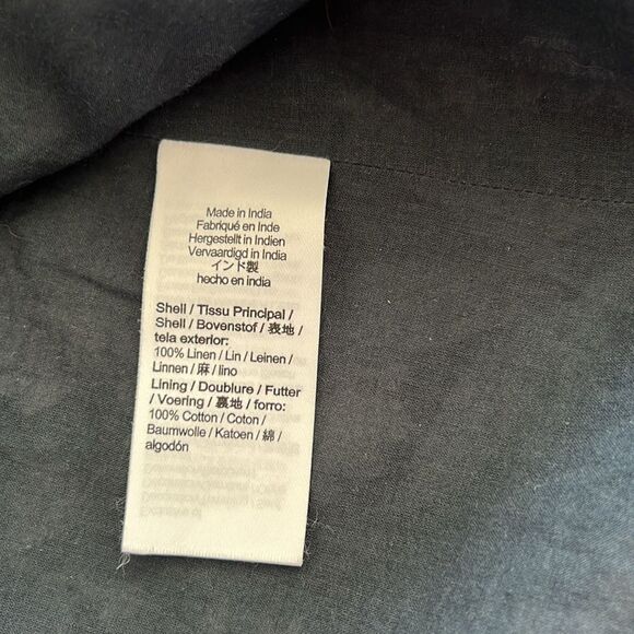 J. Crew Linen Daydream Dress in Zinnia Floral Size Medium Petite - Picture 8 of 11